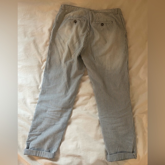 Free People Seersucker Trouser Size 26 - Picture 2 of 2
